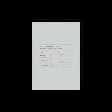Fast Brain Daily Productivity Planner